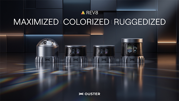 Ouster Rev8 OS LiDAR sensör