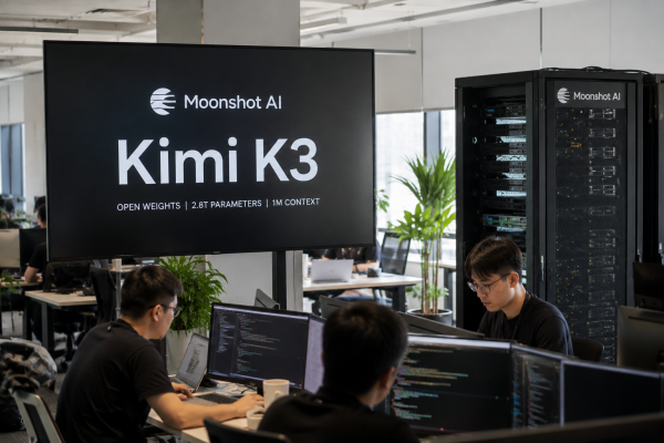 Kimi K3 Tanıtıldı: Moonshot AI Açık Ağırlıklı Yapay Zekada Yeni Bir Eşiğe Ulaştı Kimi K3 Tanıtıldı: Moonshot AI Açık Ağırlıklı Yapay Zekada Yeni Bir Eşiğe Ulaştı